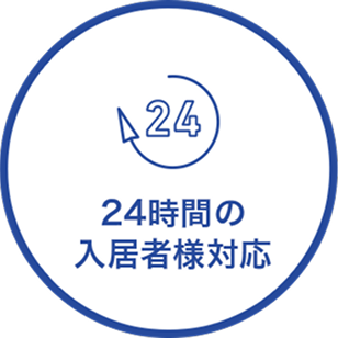 24時間の入居者様対応