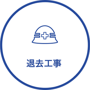 退去工事
