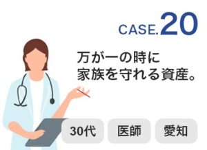 【Case20】30代 ／ 医師／愛知